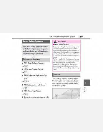 lexus ux300e 2023-2024 owners manual